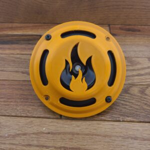 3d Printed Hella Horn Custom Cover with Flames