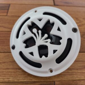 3d Printed Hella Horn Custom Cover with a Flower Design