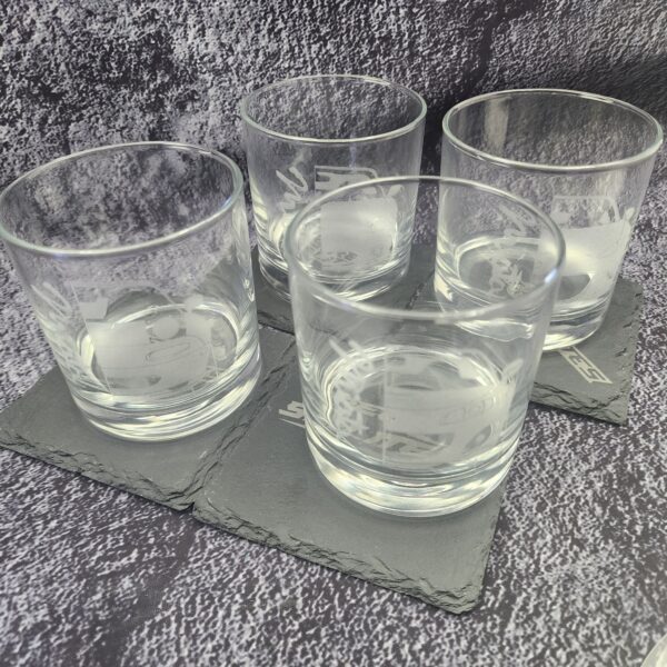 Miata Whiskey Glasses