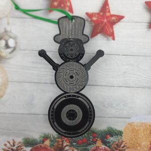 Clutch Pack Snowman Christmas Ornament